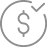 icon of a dollar sign with arrow around it